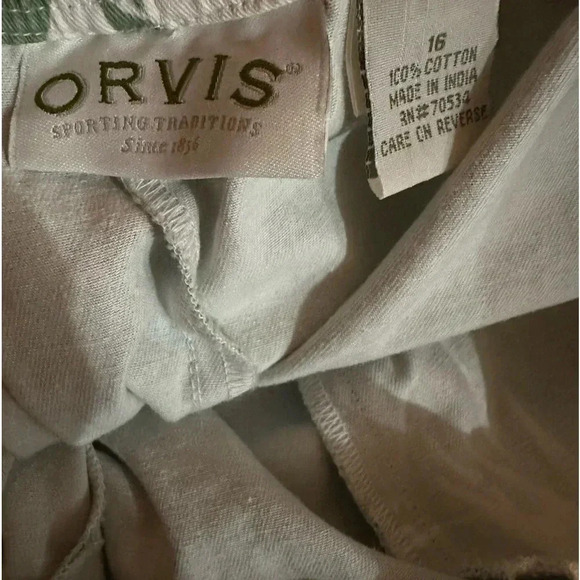 Orvis white green pants suits size 16 - Picture 11 of 11